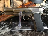 Pre-War Belgium FN Browning Pat. Hi-Power with Holster/Stock, Tangent Sights, Trades Welcome - 10 of 25