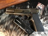 Pre-War Belgium FN Browning Pat. Hi-Power with Holster/Stock, Tangent Sights, Trades Welcome - 24 of 25