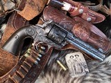 1906 Bolt SAA Bisley, 4 3/4”, .38-40 Cartridge, Hand Engraved, Gorgeous, Trades Welcome - 25 of 25