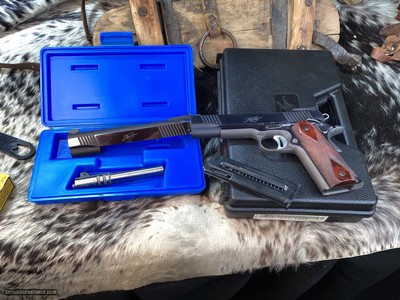 Kimber Gold 1911 45 ACP With Kimber 22 LR, Conversion Slide & Barrel. LNIB, Trades Welcome - Image 2 of 13