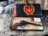 LNIB 1969 Mfg. Ruger Single Six W/ extra .22 Magnum Cylinder. No Recall Gun. Trades Welcome