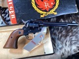 LNIB 1969 Mfg. Ruger Single Six W/ extra .22 Magnum Cylinder. No Recall Gun. Trades Welcome - 7 of 9