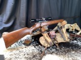 Prewar Savage Sporter Model 23 D, .22 Hornet W/Leupold Scope Super Clean. - 5 of 18