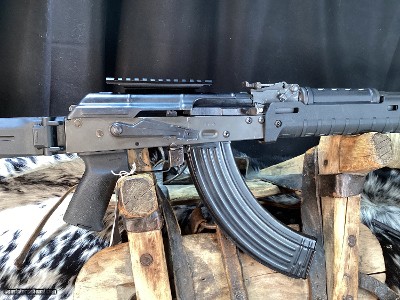 1978 Mfg, Romanian Cugir Factory MD-63 AK W/New Nodak Receiver & Barrel. 7.62x39. Trades Welcome - Image 8 of 14