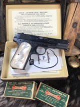 1920 Mfg. Colt 1903 Hammerless .32 Pistol, Hand Engraved W/Mother of Pearl Grips, Boxed & Gorgeous, Trades Welcome - 8 of 20