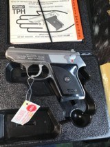 Wather Interarms TPH Stainless .22 LR Pistol , NOS Infired In Box W/Test Target & Manual. Trades Welcome. - 1 of 19