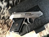 Wather Interarms TPH Stainless .22 LR Pistol , NOS Infired In Box W/Test Target & Manual. Trades Welcome. - 2 of 19