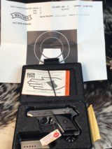 Wather Interarms TPH Stainless .22 LR Pistol , NOS Infired In Box W/Test Target & Manual. Trades Welcome. - 6 of 19