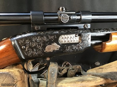 1957 Engraved W/Silver Inlay Winchester Model 61. Trades Welcome - Image 5 of 25