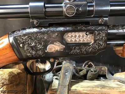 1957 Engraved W/Silver Inlay Winchester Model 61. Trades Welcome