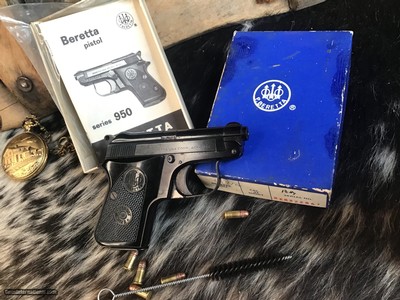 Beretta 950 BS Minx, .22 Short Semi Auto, Tip-Up, As New In Box, Trades Welcome - Image 6 of 13
