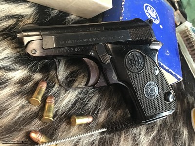 Beretta 950 BS Minx, .22 Short Semi Auto, Tip-Up, As New In Box, Trades Welcome - Image 7 of 13