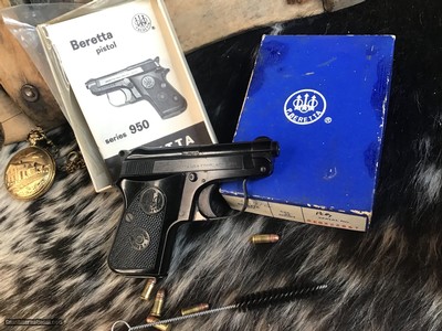 Beretta 950 BS Minx, .22 Short Semi Auto, Tip-Up, As New In Box, Trades Welcome - Image 4 of 13