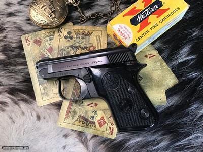Beretta 950 BS Semi Auto Pistol, .25acp, Flip Up Barrel,Trades Welcome - Image 9 of 24
