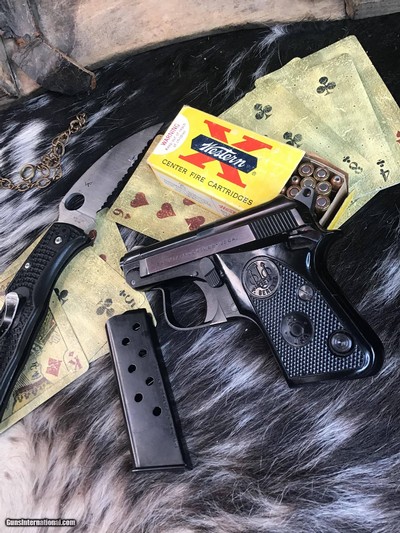 Beretta 950 BS Semi Auto Pistol, .25acp, Flip Up Barrel,Trades Welcome - Image 20 of 24