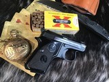 Beretta 950 BS Semi Auto Pistol, .25acp, Flip Up Barrel,
Trades Welcome - 15 of 24