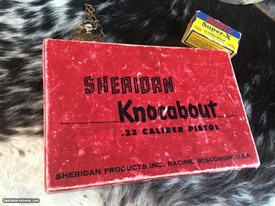 Sheridan Knocabout .22 Pistol, Unfired in Box, Made in Racine Wi. Trades Welcome. - Image 6 of 19
