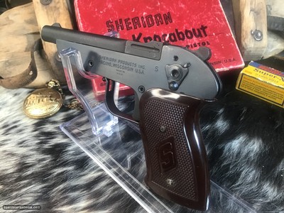 Sheridan Knocabout .22 Pistol, Unfired in Box, Made in Racine Wi. Trades Welcome. - Image 11 of 19