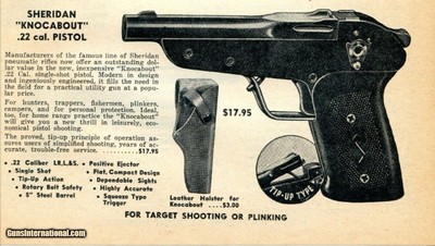 Sheridan Knocabout .22 Pistol, Unfired in Box, Made in Racine Wi. Trades Welcome. - Image 16 of 19