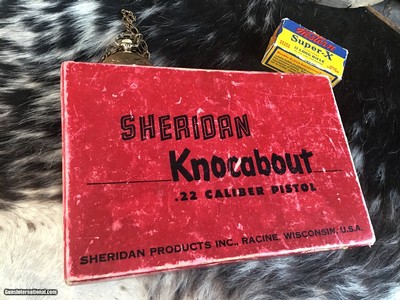 Sheridan Knocabout .22 Pistol, Unfired in Box, Made in Racine Wi. Trades Welcome. - Image 4 of 19