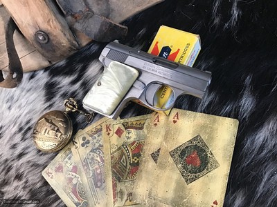 Bauer Mfg. 25 Auto Stainless .25 Semi Auto Pistol. - Image 3 of 10