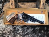 1954 Smith & Wesson Pre-27 Excellent Unfired W/Gold Box, 6 Inch. Trades Welcome. - 23 of 23
