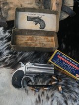 Remington Model 95 Derringer, Rare Boxed Nickel Gun, .41 Short RF. Trades Welcome - 14 of 22