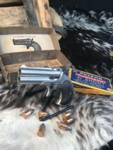 Remington Model 95 Derringer, Rare Boxed Nickel Gun, .41 Short RF. Trades Welcome - 22 of 22
