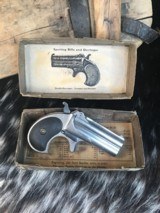 Remington Model 95 Derringer, Rare Boxed Nickel Gun, .41 Short RF. Trades Welcome - 4 of 22
