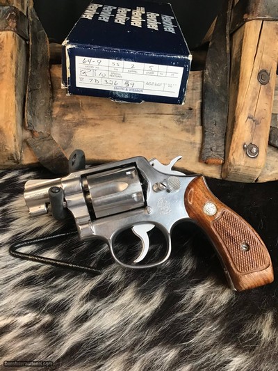 Smith & Wesson Military & Police Stainless model 64 ,38 Special, 2 inch, Stainless, Boxed. Trades Welcome