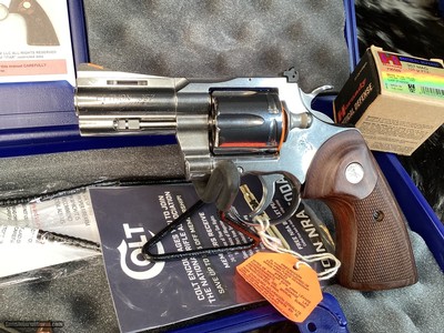 New Colt Python, 3 inch, Cased Stainless .357 Magnum. Trades Welcome. - Image 2 of 16