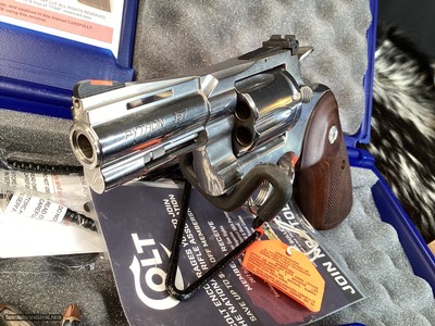 New Colt Python, 3 inch, Cased Stainless .357 Magnum. Trades Welcome. - Image 5 of 16