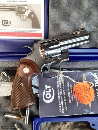 New Colt Python, 3 inch, Cased Stainless .357 Magnum. Trades Welcome. - Image 10 of 16