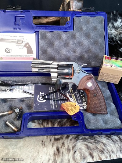 New Colt Python, 3 inch, Cased Stainless .357 Magnum. Trades Welcome. - Image 4 of 16