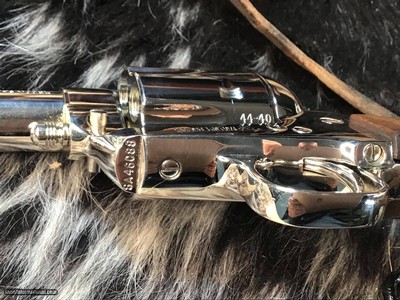 Colt SAA Sheriff’s Model W/Dual Cylinders, .44-40 & .44 Special, 3 “, Nickel, Unfired & Boxed, Gorgeous, Trades Welcome - Image 18 of 18