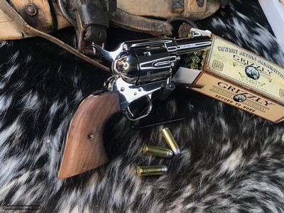 Colt SAA Sheriff’s Model W/Dual Cylinders, .44-40 & .44 Special, 3 “, Nickel, Unfired & Boxed, Gorgeous, Trades Welcome - Image 9 of 18