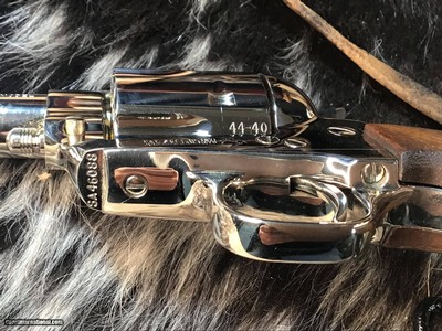 Colt SAA Sheriff’s Model W/Dual Cylinders, .44-40 & .44 Special, 3 “, Nickel, Unfired & Boxed, Gorgeous, Trades Welcome - Image 12 of 18
