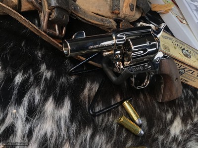 Colt SAA Sheriff’s Model W/Dual Cylinders, .44-40 & .44 Special, 3 “, Nickel, Unfired & Boxed, Gorgeous, Trades Welcome - Image 14 of 18