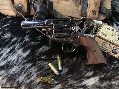 Colt SAA Sheriff’s Model W/Dual Cylinders, .44-40 & .44 Special, 3 “, Nickel, Unfired & Boxed, Gorgeous, Trades Welcome - Image 13 of 18