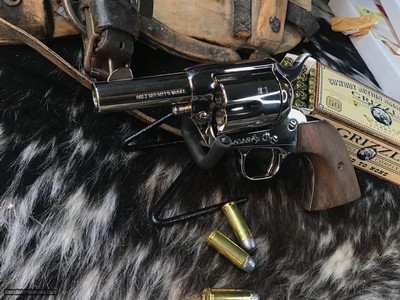 Colt SAA Sheriff’s Model W/Dual Cylinders, .44-40 & .44 Special, 3 “, Nickel, Unfired & Boxed, Gorgeous, Trades Welcome - Image 2 of 18