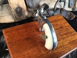 Antique Hopkins & Allen XL No.1, .22 Short Revolver,Cased, Engraved, Pearl Grips, Nickel Finish , Trades Welcome - 7 of 10