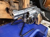 Smith & Wesson model 640, .357 J Frame, Hand Engraved, Red Stag Grips, Boxed, Trades Welcome. - 8 of 13