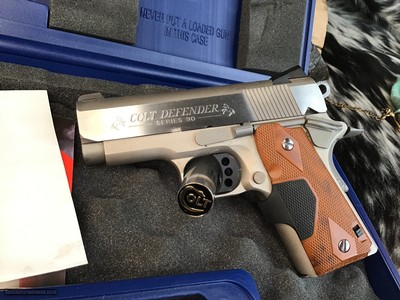 Colt Series 90 Defender, .45 ACP W/Laser Grips, Boxed As New. Trades Welcome