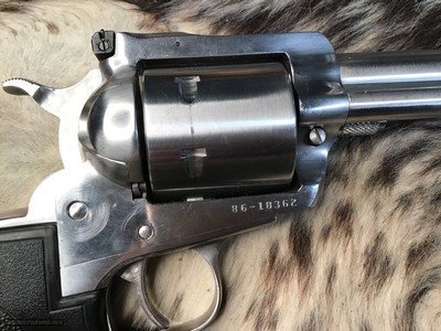1990 Stainless New Model Super BlackHawk .44 Magnum 10.5”, Target or Hunter, Trades Welcome - Image 6 of 7