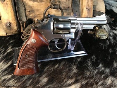 1982 Smith & Wesson Model 19-5, 4”, Nickel Combat Magnum, Boxed.Trades Welcome. - Image 9 of 17