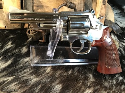 1982 Smith & Wesson Model 19-5, 4”, Nickel Combat Magnum, Boxed.Trades Welcome. - Image 10 of 17