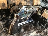 1954 Smith & Wesson N Frame 38/44 Heavy Duty, Nickel 5”, .38 Special. Trades Welcome - 12 of 12