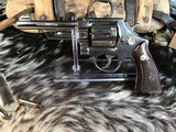 1954 Smith & Wesson N Frame 38/44 Heavy Duty, Nickel 5”, .38 Special. Trades Welcome