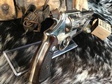1954 Smith & Wesson N Frame 38/44 Heavy Duty, Nickel 5”, .38 Special. Trades Welcome - 5 of 12