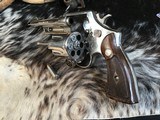 1954 Smith & Wesson N Frame 38/44 Heavy Duty, Nickel 5”, .38 Special. Trades Welcome - 7 of 12